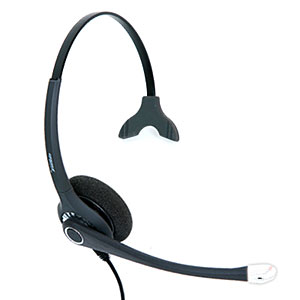 FreeMate DH-027TFNM monaurales Headset mit flex-micro, DS-QD 