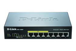 D-Link DGS-1008P 8-Port Layer2 PoE Gigabit Switch 