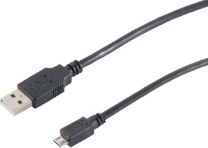 USB-Anschlusskabel 2.0 (USB A-Steck/USB B-Micro-Steck) 1,0m 