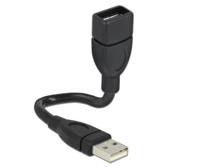 Delock USB 2.0-A Stecker > Buchse ShapeCable 15 cm 
