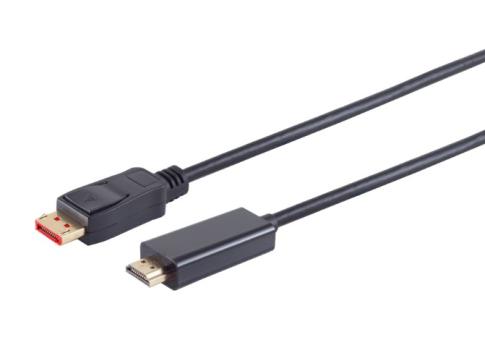 Displayport 1.4 Kabel, DP-HDMI, 4K60Hz, 3,0m 