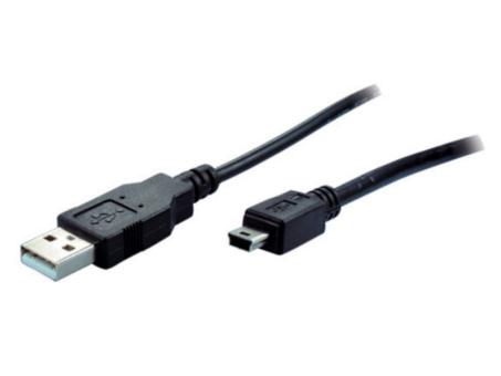 USB-Mini Kabel USB-A-St./USB-B-Mini 5-pin St. 1m 