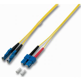 LWL-OS2-Duplex-Verbinder 3,0m 9/125µm, E2000® - SC 