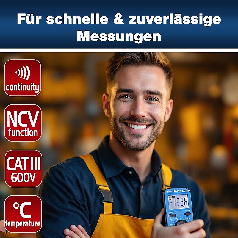 Entdecken Sie die neue Multimeter-Serie P 1071–1073